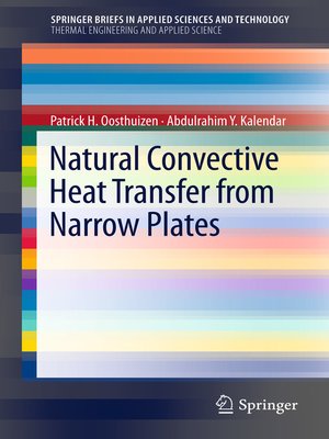 cover image of Natural Convective Heat Transfer from Narrow Plates